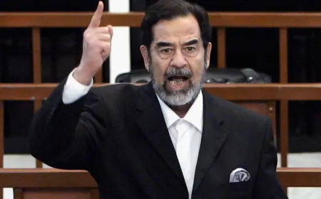 ইরাকের একনায়ক সাদ্দাম হোসেনের জীবনী