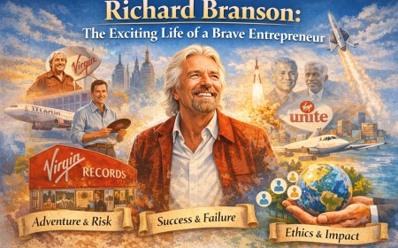 রিচার্ড ব্র্যানসন: সাহসী উদ্যোক্তার রোমাঞ্চকর জীবন