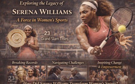 সেরেনা উইলিয়ামস: নারী ক্রীড়াঙ্গনে এক শক্তির নাম