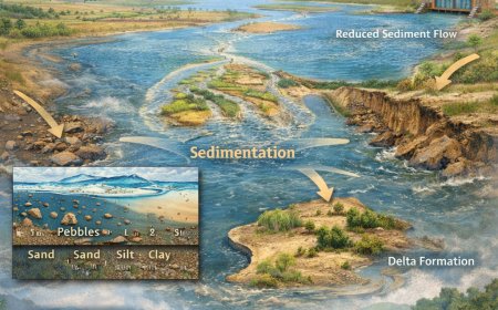 চর গাজী: পলি জমার বৈজ্ঞানিক ব্যাখ্যা