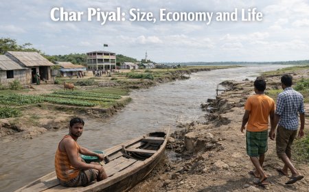 চর পিয়াল: আয়তন, অর্থনীতি ও জীবন