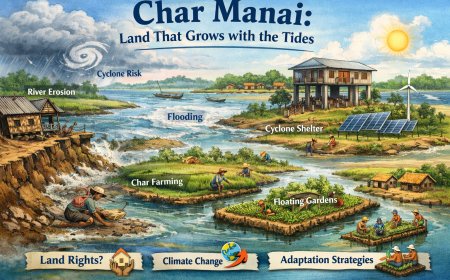 চর মনাই: জোয়ার-ভাটায় বেড়ে ওঠা ভূখণ্ড