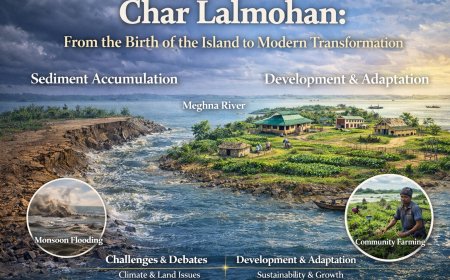 চর লালমোহন: দ্বীপের জন্ম থেকে আধুনিক রূপান্তর