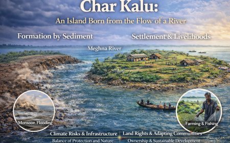 চর কালু: নদীর স্রোতে জন্ম নেওয়া দ্বীপ