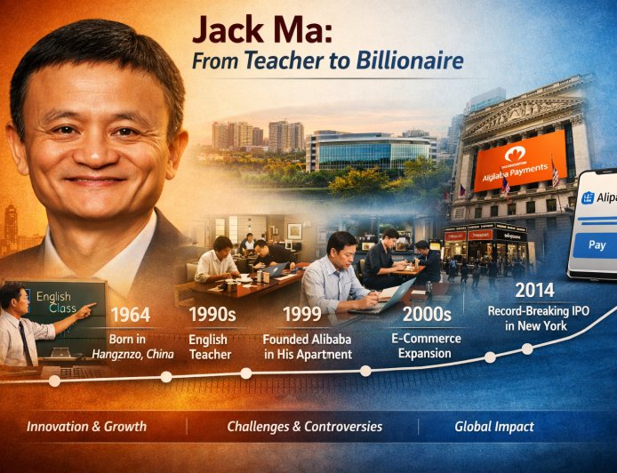 জ্যাক মা: শিক্ষক থেকে বিলিয়নিয়ার