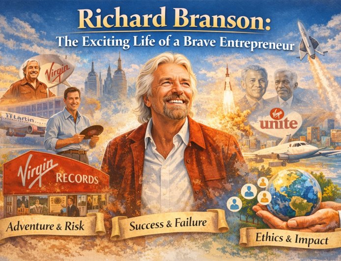 রিচার্ড ব্র্যানসন: সাহসী উদ্যোক্তার রোমাঞ্চকর জীবন