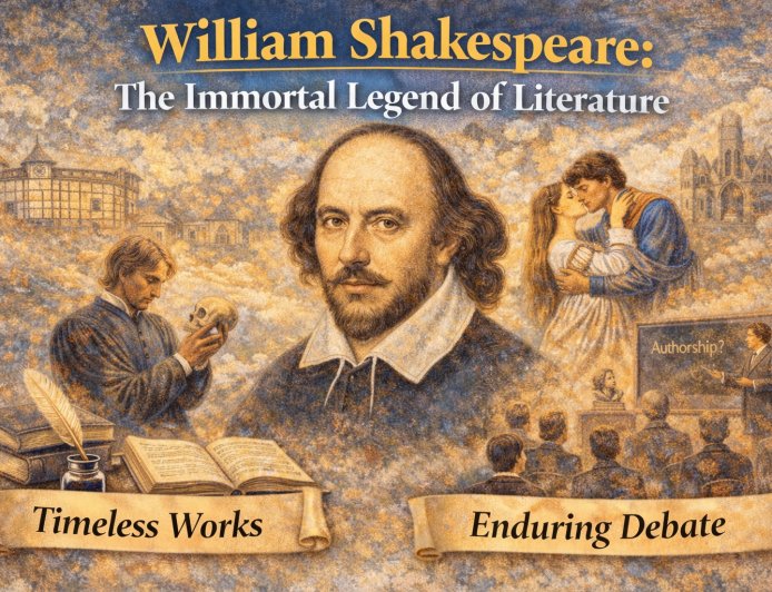 উইলিয়াম শেক্সপিয়ার: সাহিত্যের অমর কিংবদন্তি