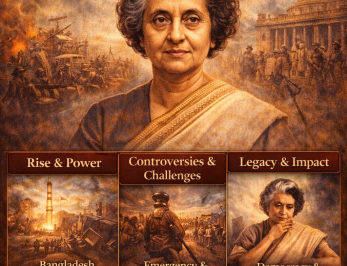 ইন্দিরা গান্ধী: ক্ষমতা ও বিতর্কের নারী