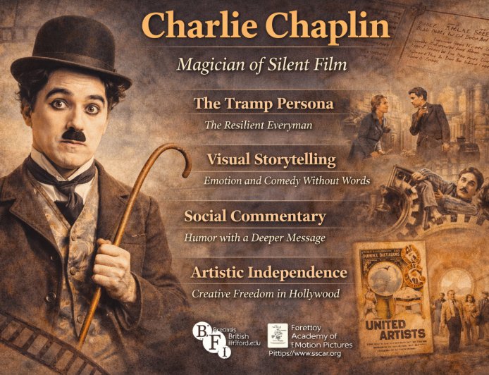 চার্লি চ্যাপলিন: নীরব চলচ্চিত্রের জাদুকর