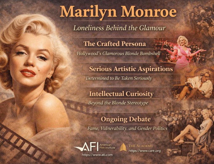 ম্যারিলিন মনরো: গ্ল্যামারের আড়ালের একাকীত্ব