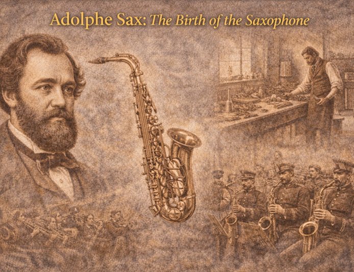 এডলফ স্যাক্স: স্যাক্সোফোনের জন্মকথা