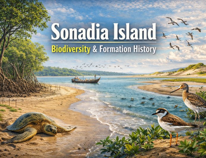 সোনাদিয়া দ্বীপ: জীববৈচিত্র্য ও গঠন ইতিহাস