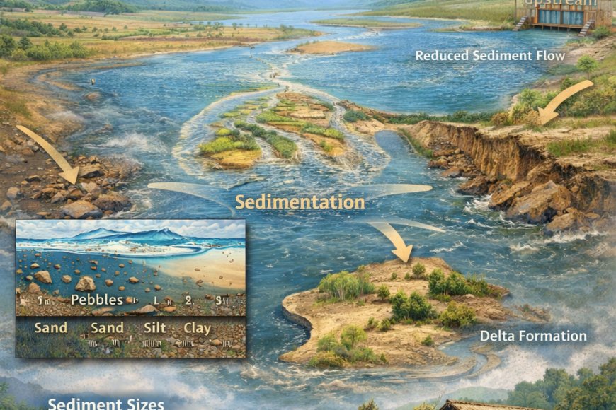 চর গাজী: পলি জমার বৈজ্ঞানিক ব্যাখ্যা