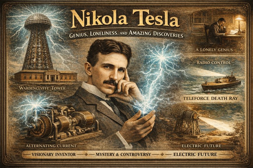 নিকোলা টেসলা: প্রতিভা, একাকীত্ব ও বিস্ময়কর আবিষ্কার