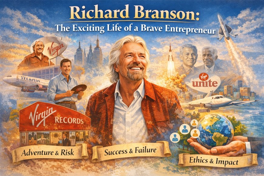 রিচার্ড ব্র্যানসন: সাহসী উদ্যোক্তার রোমাঞ্চকর জীবন