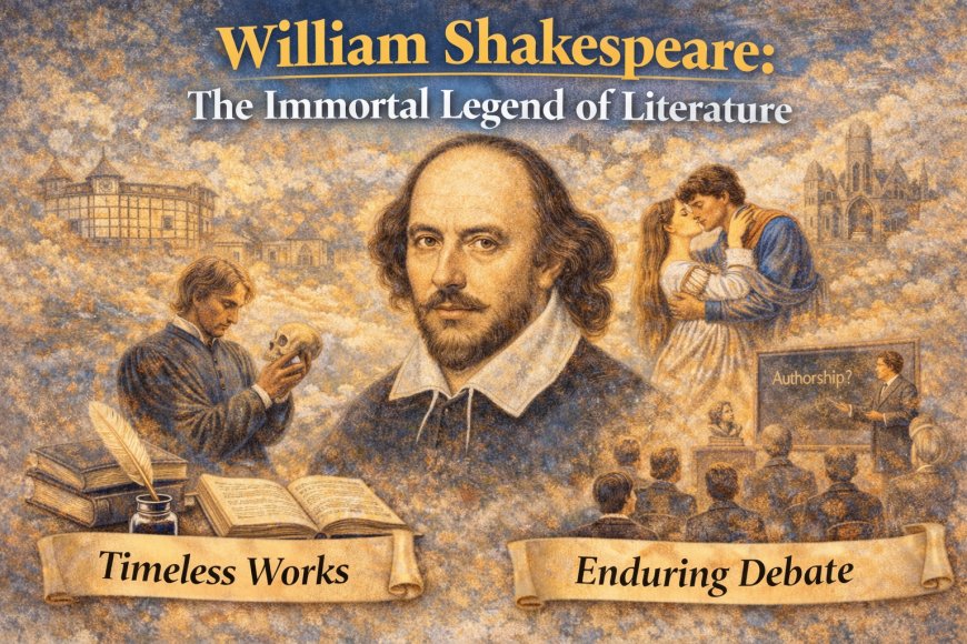 উইলিয়াম শেক্সপিয়ার: সাহিত্যের অমর কিংবদন্তি