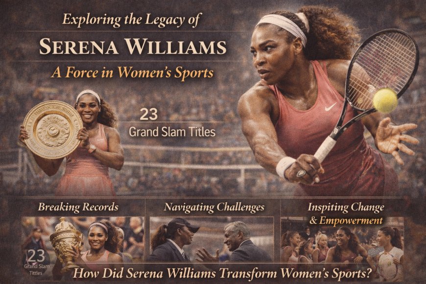 সেরেনা উইলিয়ামস: নারী ক্রীড়াঙ্গনে এক শক্তির নাম