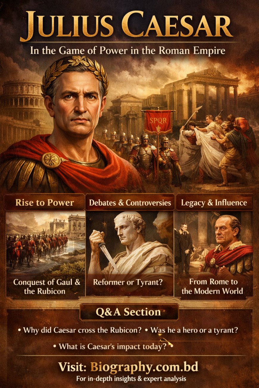 জুলিয়াস সিজার: রোম সাম্রাজ্যের ক্ষমতার খেলায়