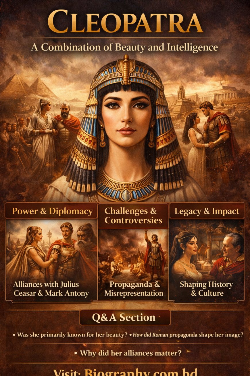 ক্লিওপেট্রা: সৌন্দর্য ও বুদ্ধির সমন্বয়