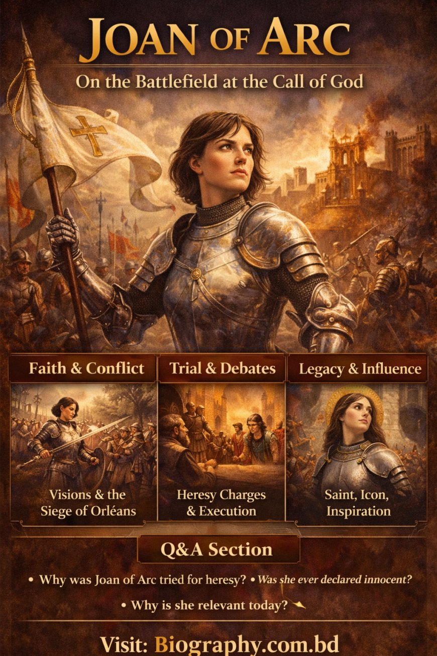 জোয়ান অব আর্ক: ঈশ্বরের ডাকে যুদ্ধক্ষেত্রে