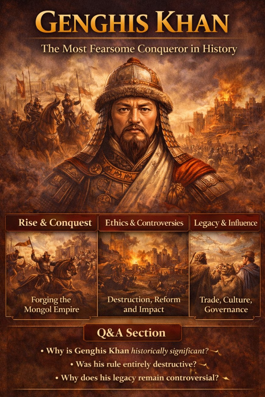 চেঙ্গিস খান: ইতিহাসের সবচেয়ে ভয়ংকর বিজেতা