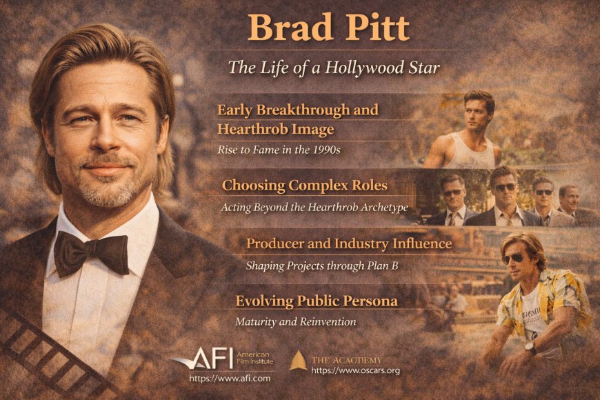 ব্র্যাড পিট: হলিউড তারকার জীবনপথ