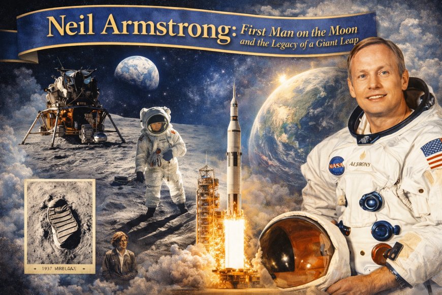 নিল আর্মস্ট্রং: চাঁদে প্রথম মানুষের পা