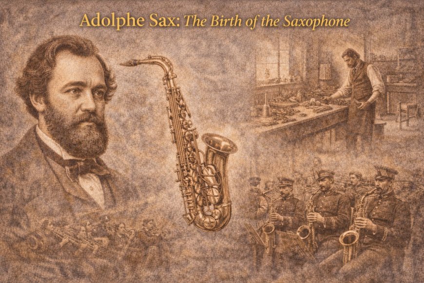 এডলফ স্যাক্স: স্যাক্সোফোনের জন্মকথা