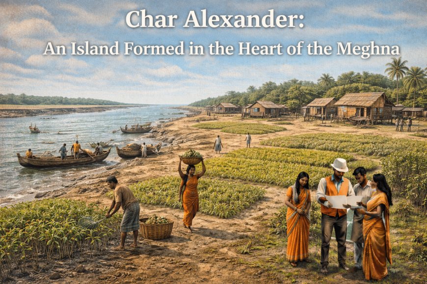 চর আলেকজান্ডার: মেঘনার বুকে গড়ে ওঠা দ্বীপ