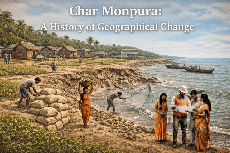 চর মনপুরা: ভৌগোলিক পরিবর্তনের ইতিহাস