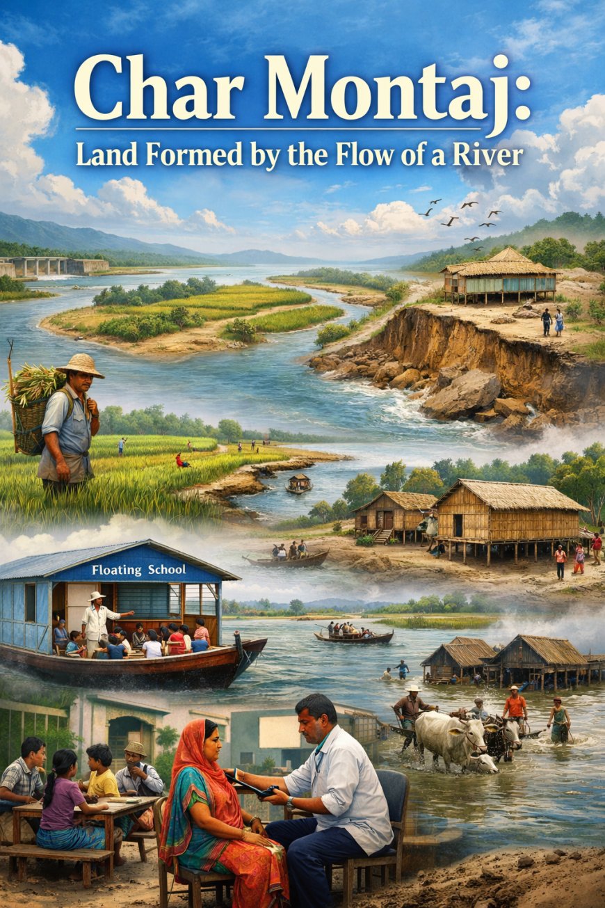 চর মণ্টাজ: নদীর স্রোতে গড়ে ওঠা ভূখণ্ড