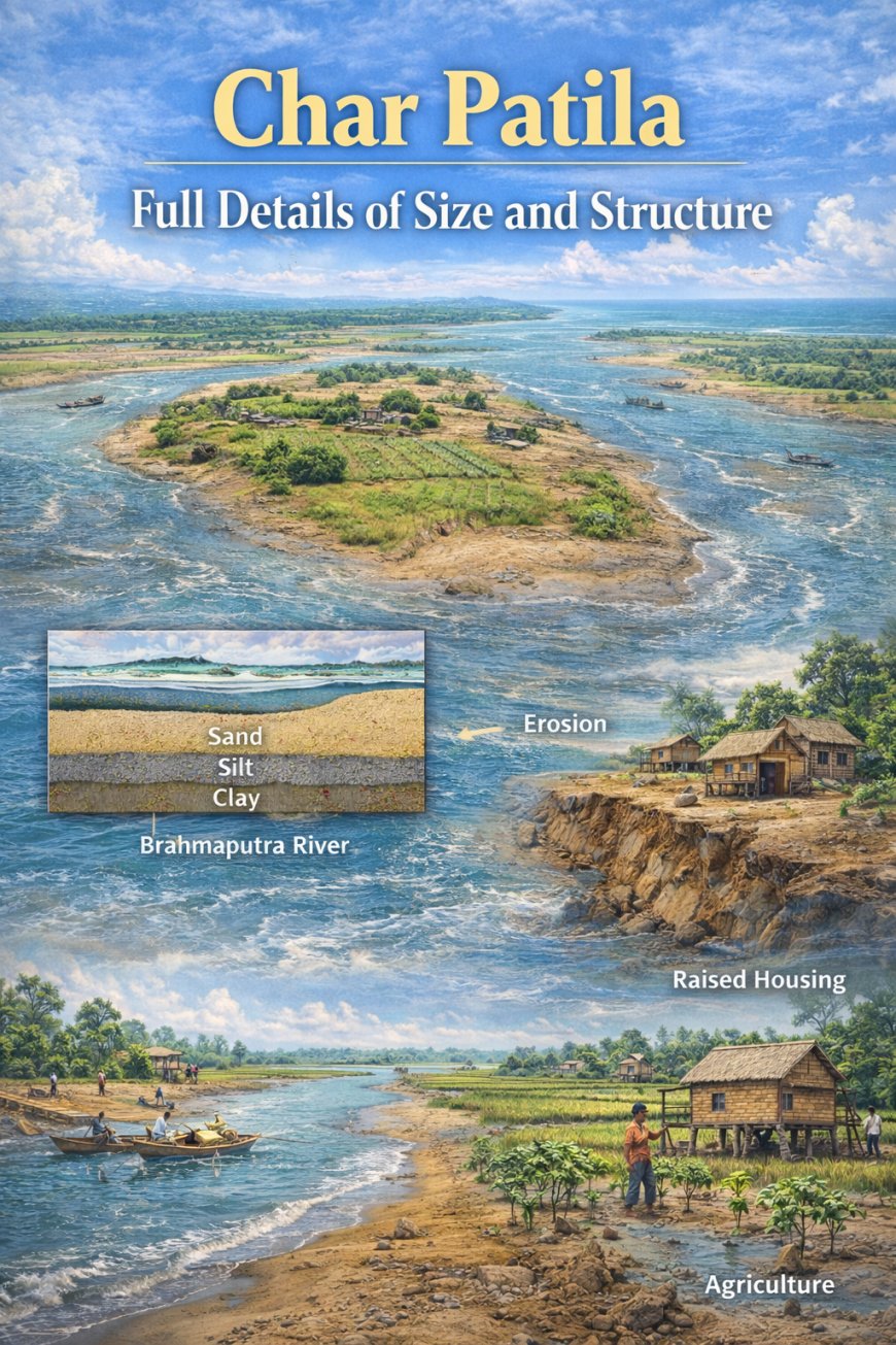 চর পাতিলা: আয়তন ও গঠনের পূর্ণ বিবরণ