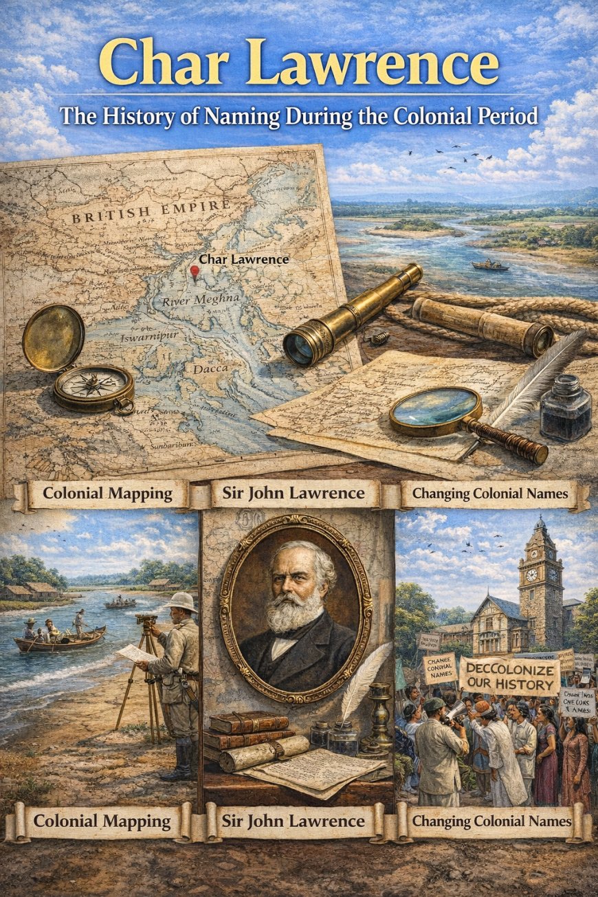 চর লরেন্স: ঔপনিবেশিক আমলের নামকরণের ইতিহাস