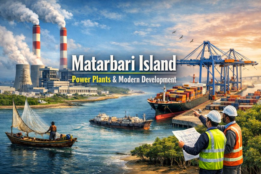 মাতারবাড়ী দ্বীপ: বিদ্যুৎকেন্দ্র ও আধুনিক উন্নয়নের গল্প