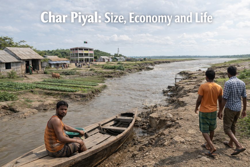 চর পিয়াল: আয়তন, অর্থনীতি ও জীবন