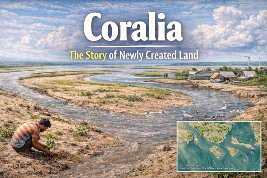 চর কোরালিয়া: নতুন সৃষ্ট ভূখণ্ডের গল্প