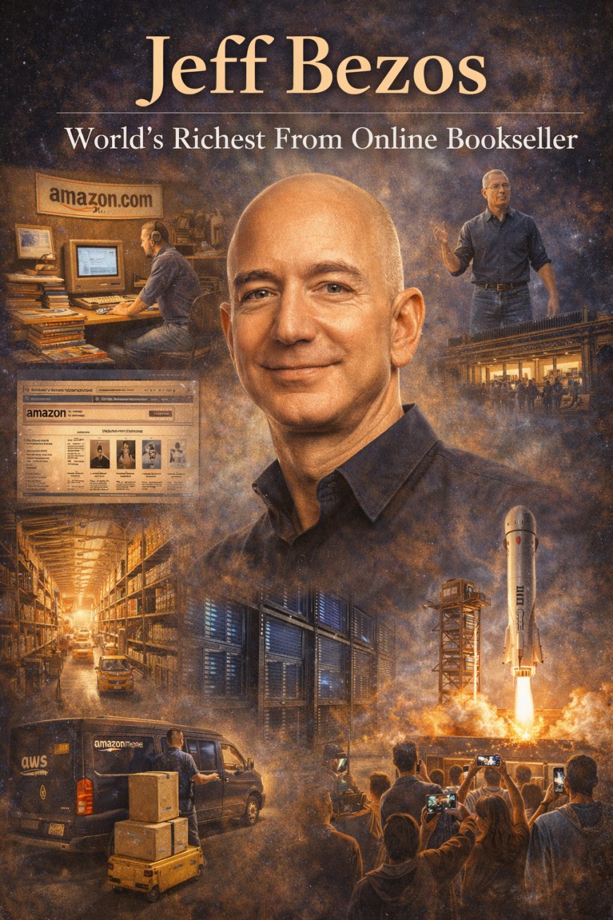 Jeff Bezos: World's Richest From Online Bookseller