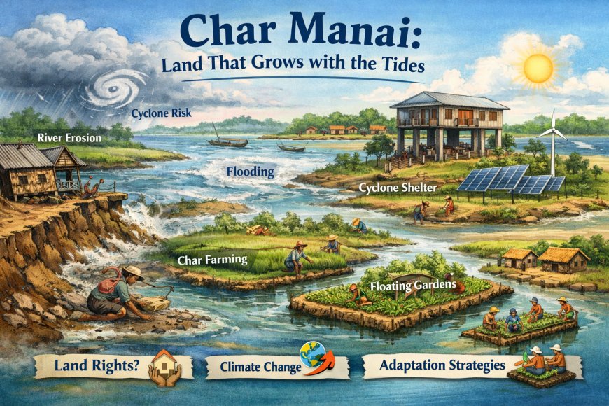 চর মনাই: জোয়ার-ভাটায় বেড়ে ওঠা ভূখণ্ড