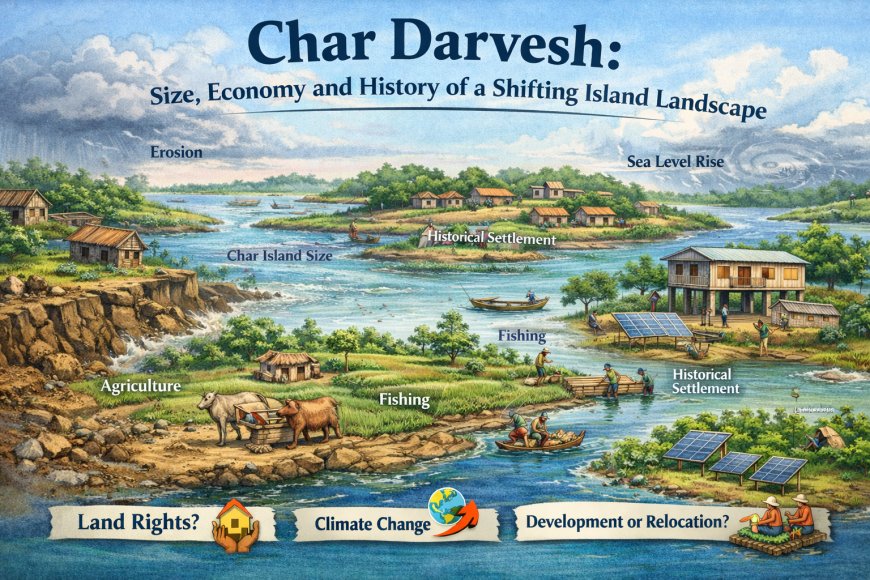 চর দারবেশ: আয়তন, অর্থনীতি ও ইতিহাস