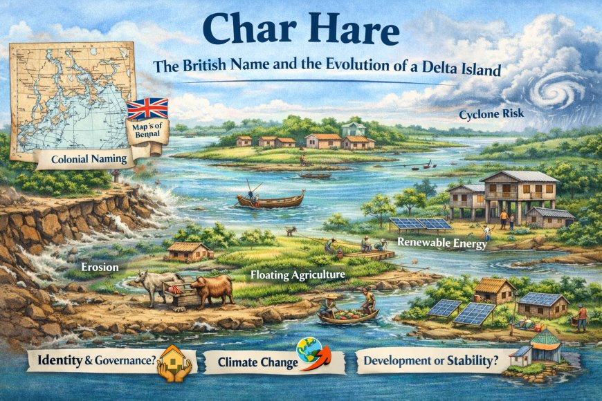 চর হেয়ার: ব্রিটিশ আমলের নাম ও দ্বীপের বিবর্তন