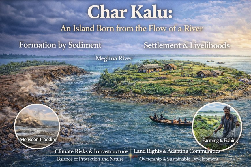চর কালু: নদীর স্রোতে জন্ম নেওয়া দ্বীপ