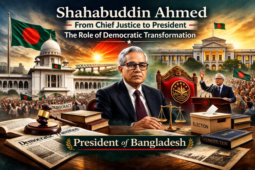 Shahabuddin Ahmed: From Chief Justice to President—The Role of Democratic Transformation