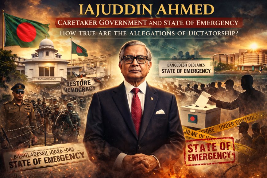 Iazuddin Ahmed: Caretaker government and state of emergency—how true are the allegations of dictatorship?