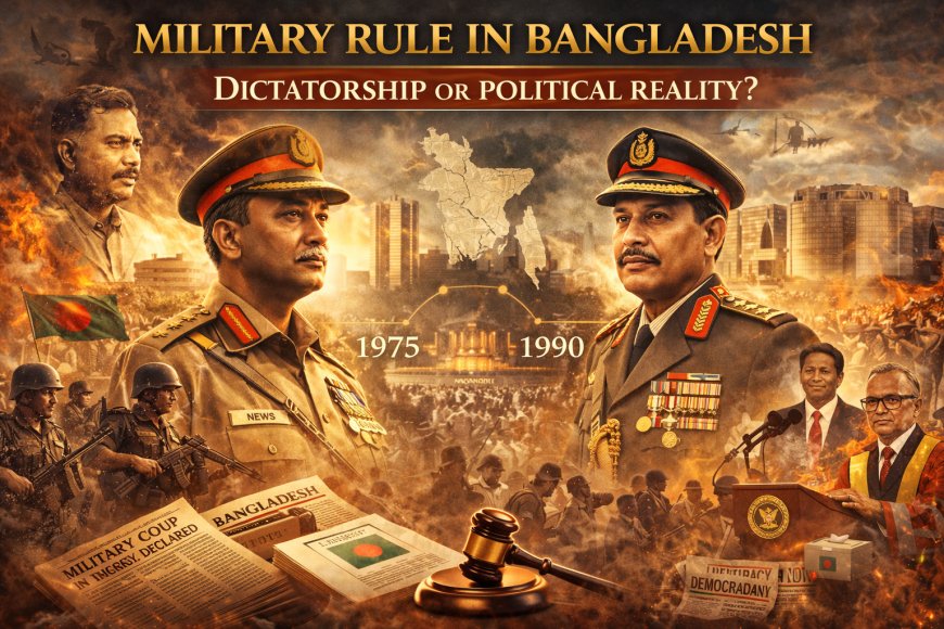 Military rule in Bangladesh (1975–1990): Dictatorship or political reality.