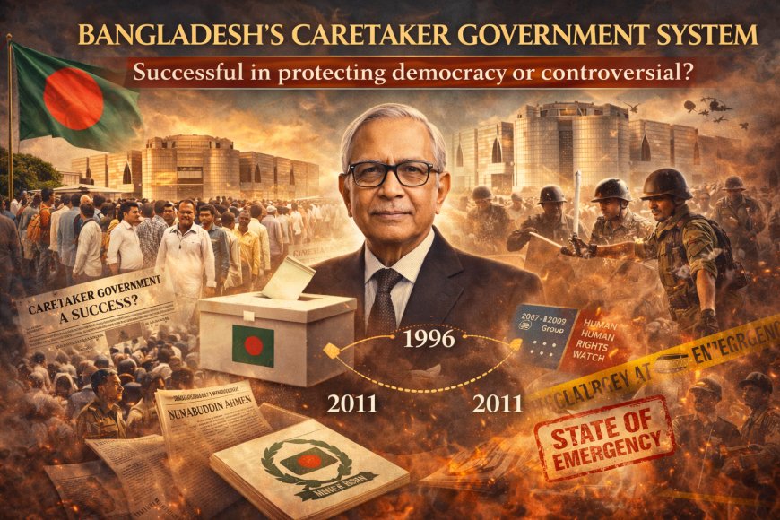 Bangladesh's caretaker government system: Successful in protecting democracy or controversial.