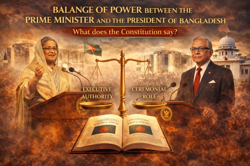 Balance of power between the Prime Minister and the President of Bangladesh: What does the Constitution say.